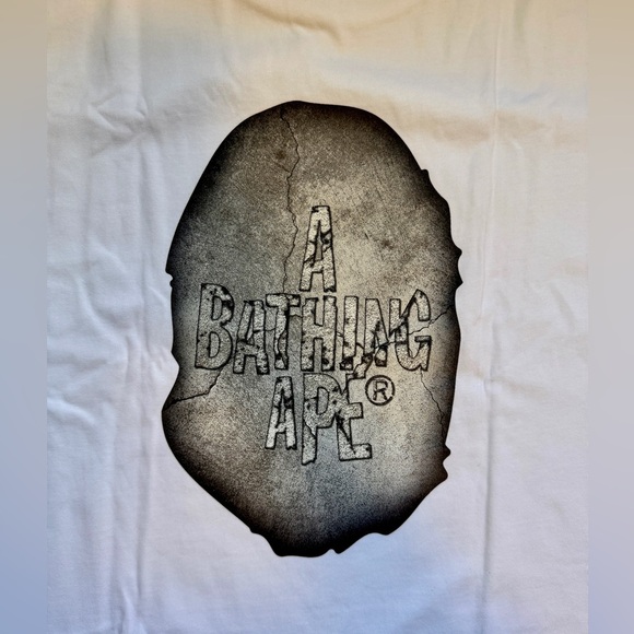 NWT【Bape】MULTI LOGO BIG APE HEAD RELAXED FIT TEE Mens XL - Picture 6 of 14